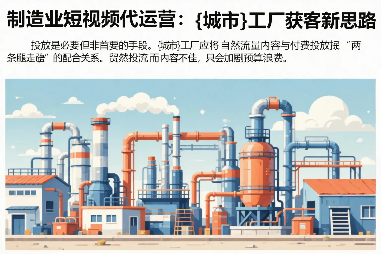 制造业短视频代运营:防城港工厂获客新思路