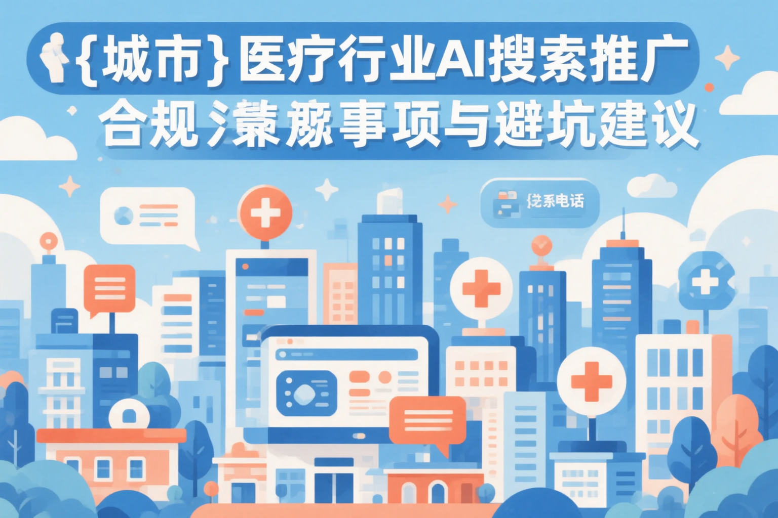防城港医疗行业AI搜索推广合规注意事项与避坑建议