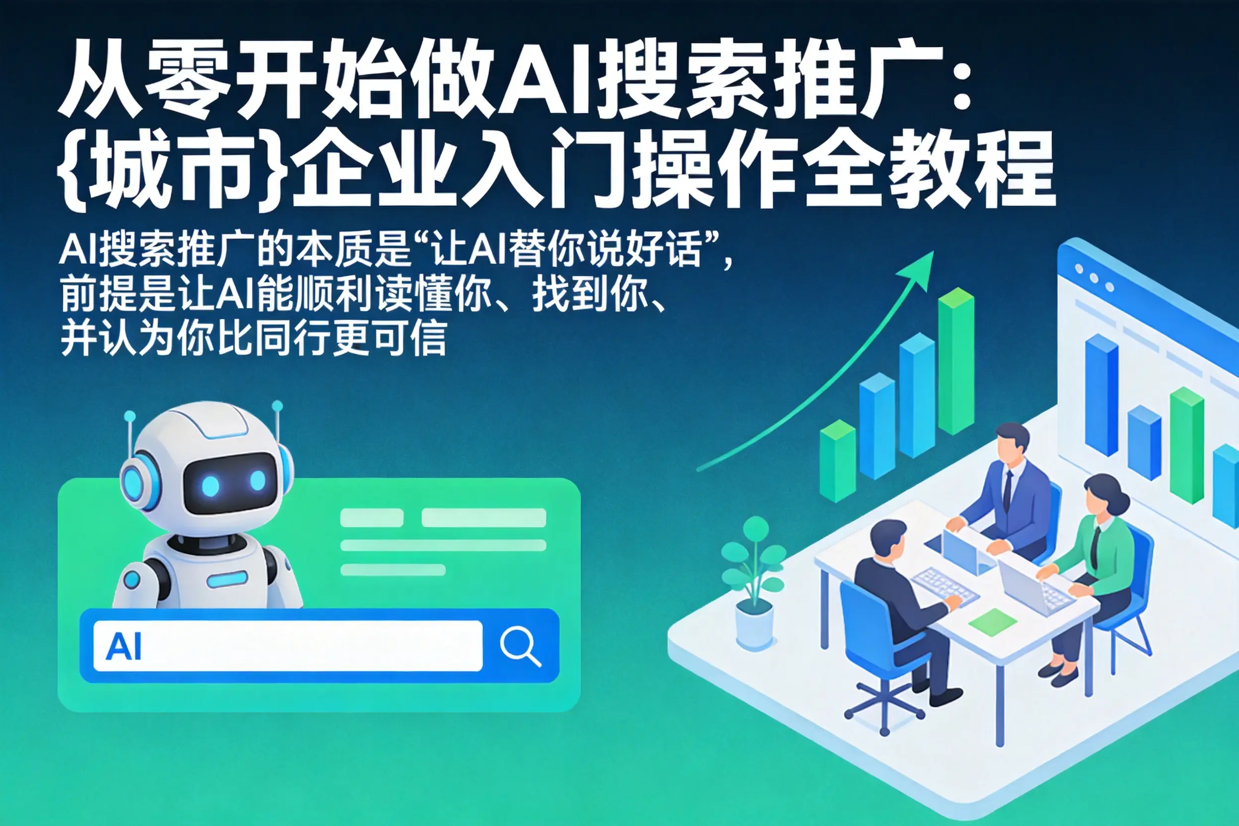 从零开始做AI搜索推广：防城港企业入门操作全教程