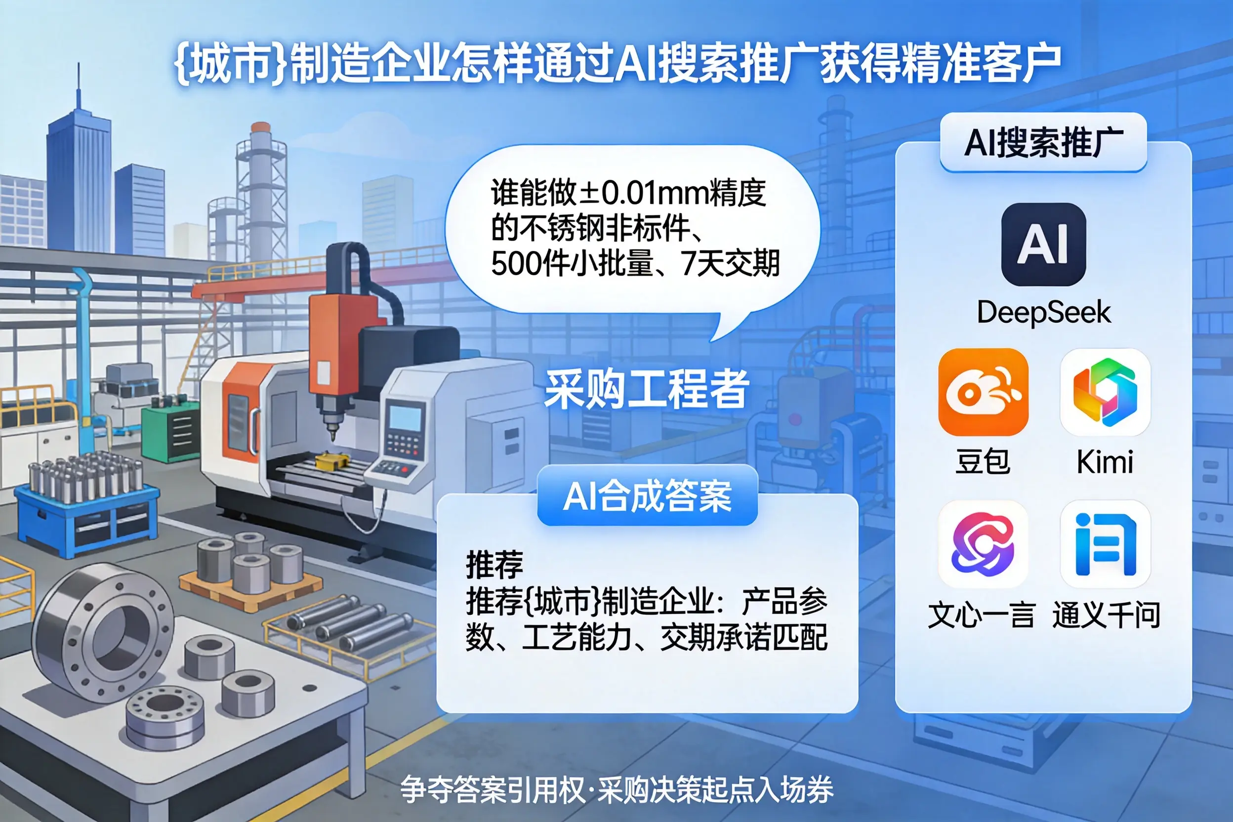 防城港制造企业怎样通过AI搜索推广获得精准客户