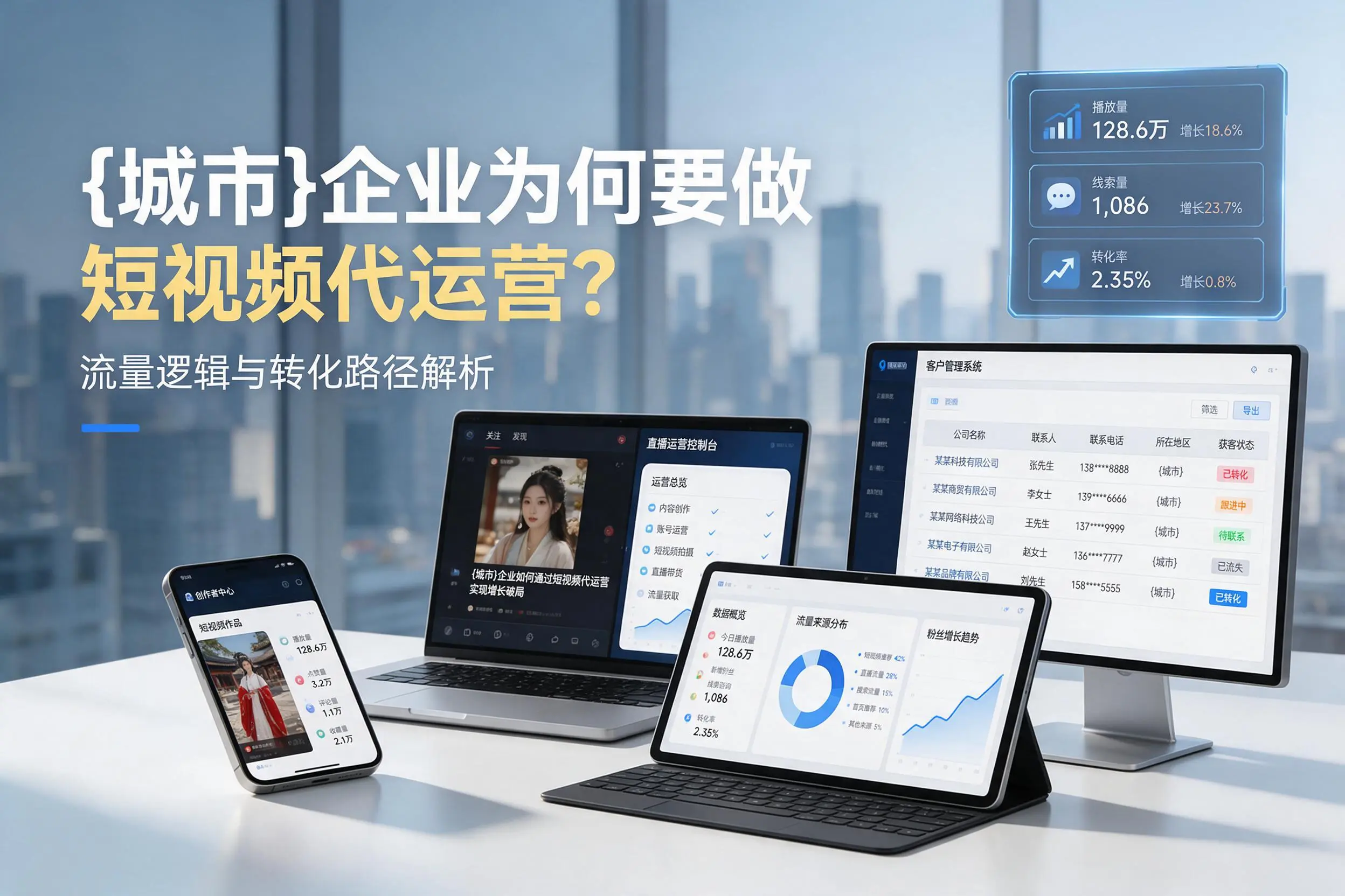 防城港企业为何要做短视频代运营？流量逻辑与转化路径解析