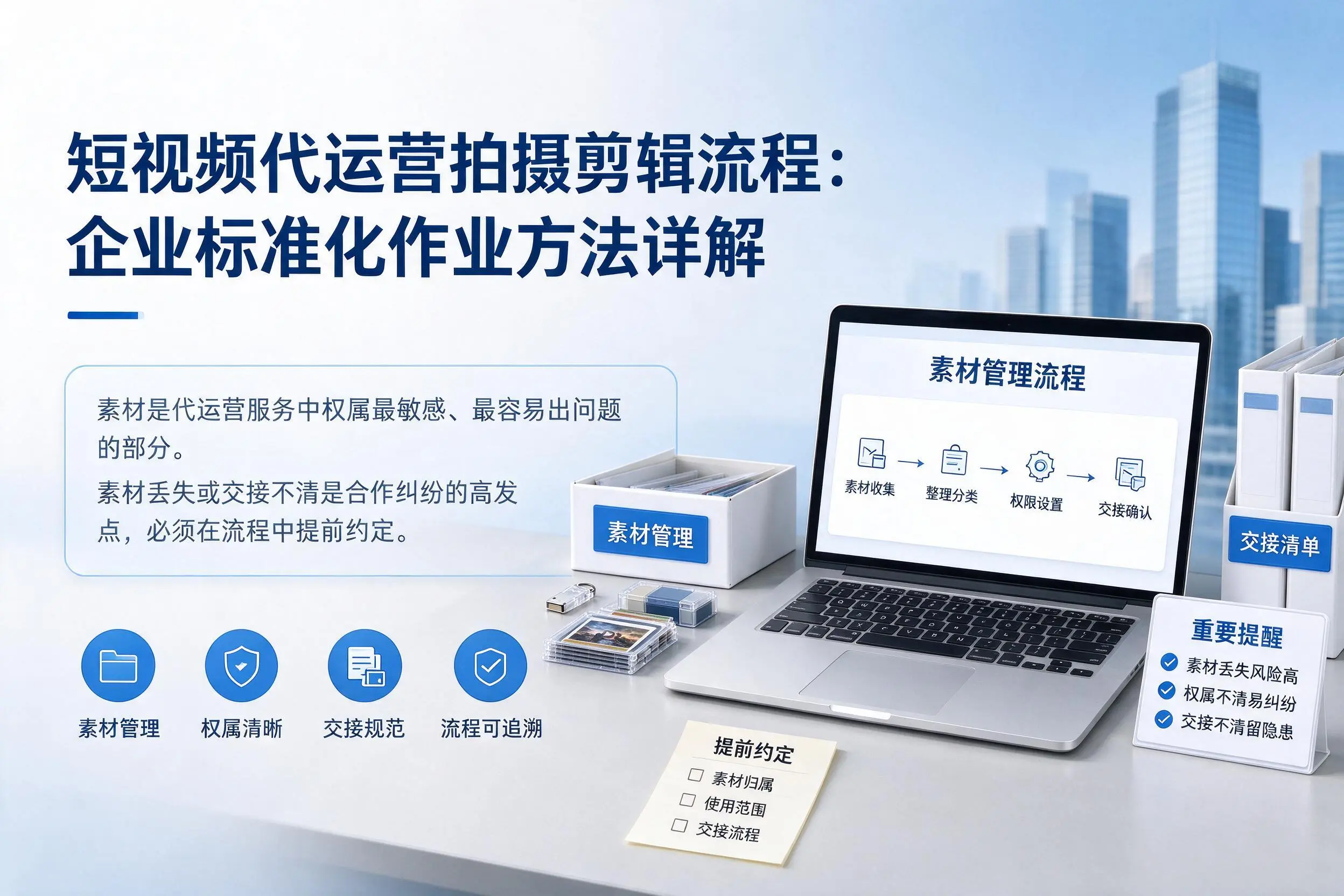 短视频代运营拍摄剪辑流程：防城港企业标准化作业方法详解