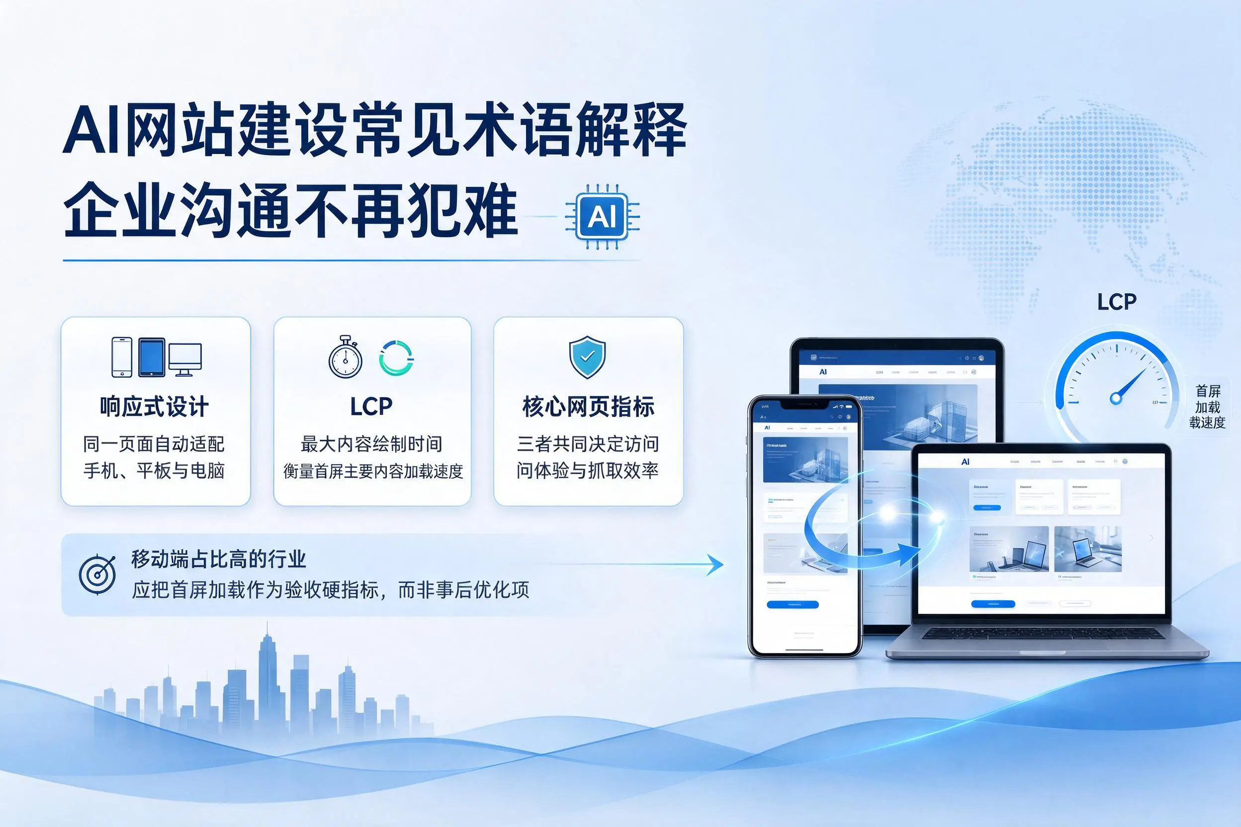 AI网站建设常见术语解释,防城港企业沟通不再犯难